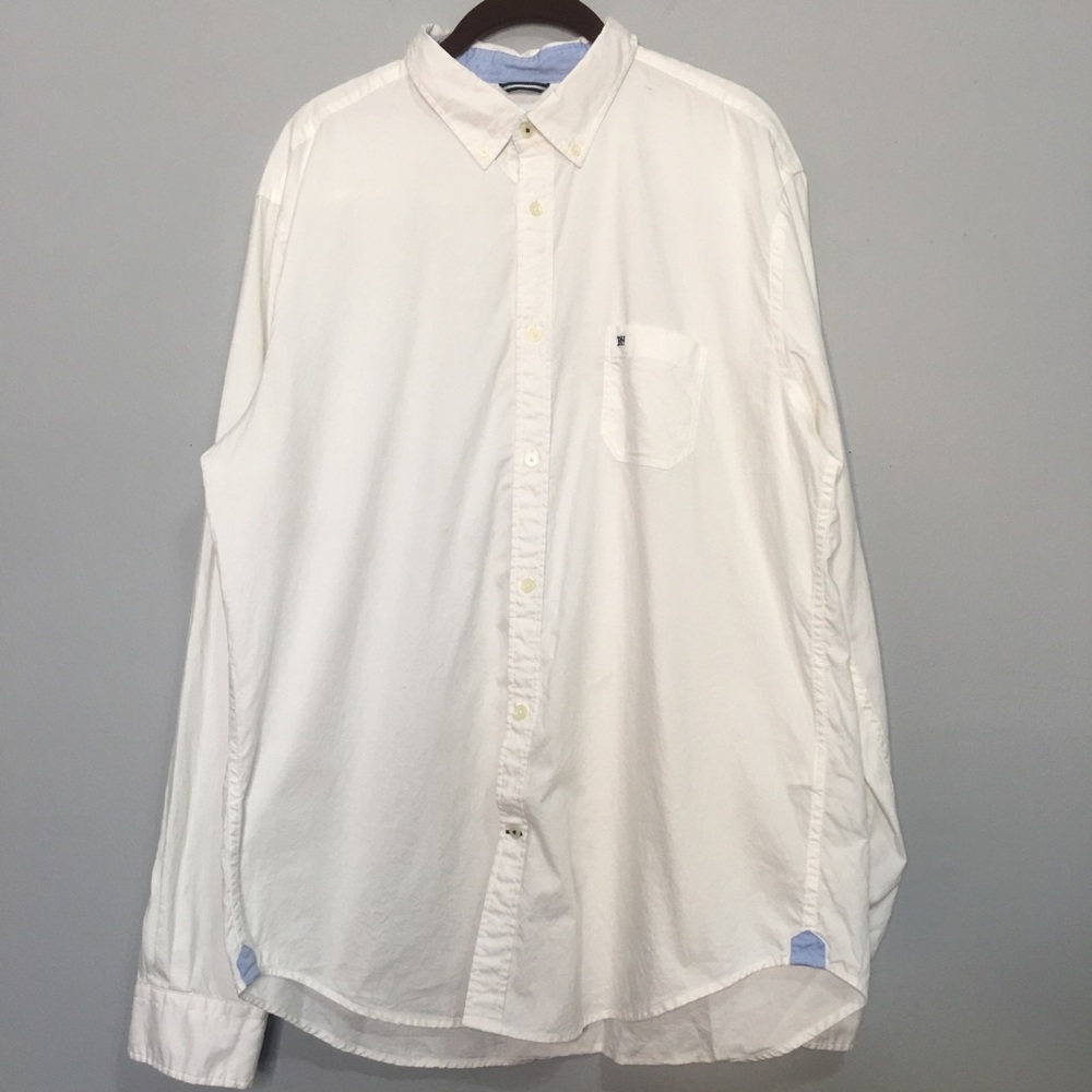 Pedro Del Hierro Sport Tailored Fit White Pocket